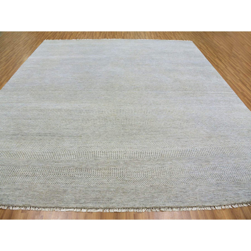 Tapis carré vert en laine nouée à la main 12 pi x 12 pi 4 po 9F1208E00A034A3FAFDA9E5E143FAA1E