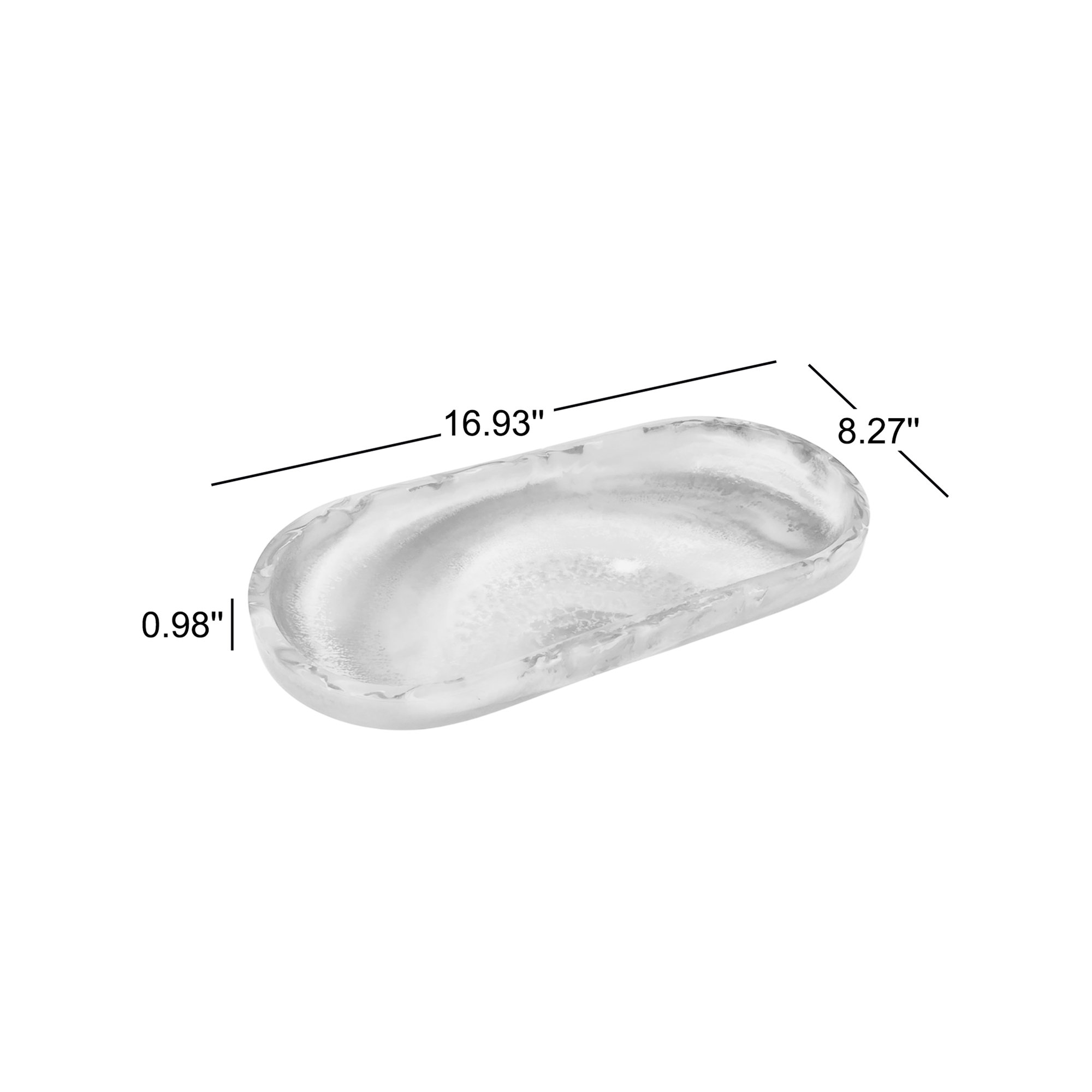 Muriel Resin Tray - Set of 1
