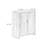 Modern Burlywood Solid Wood Sideboard