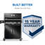 Barbecue à 4 brûleurs avec brûleur latéral infrarouge et grille de cuisson en fonte Rogue PRO 525-107413893-107413895