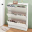Armoire de rangement autoportante pour chaussures 3 couches
