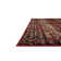 Blakely Geometric Area Rug in Burgundy/Brown/Black