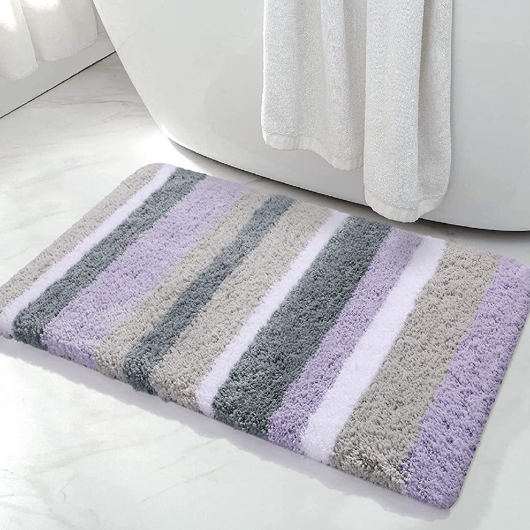 Ebern Designs Extra Soft And Absorbent Shaggy Bathroom Mat Rugs