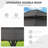 Metal Patio Gazebo with  Double Roof-122306187