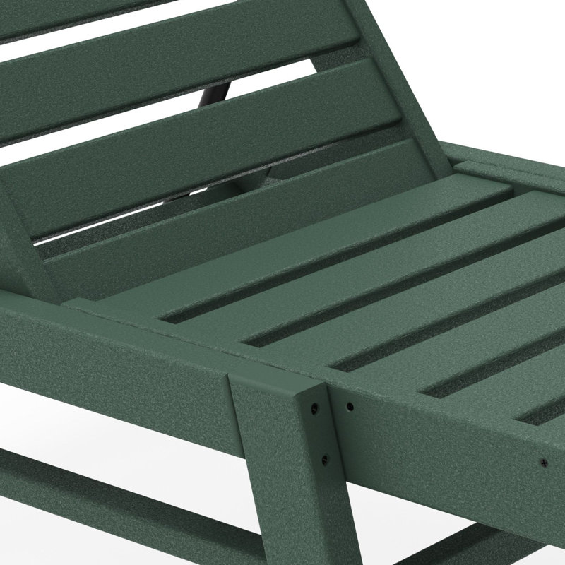 Chaise longue POLYWOOD Lakeside, Vert
