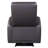 Brown Power Recliner With Square Armrest