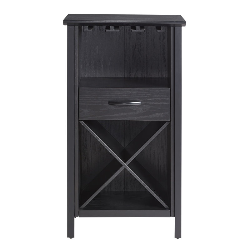 20'' Wine Bar, Black