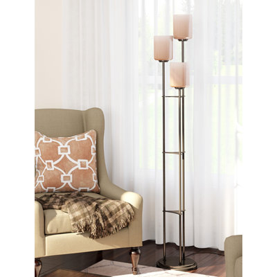 63.5'' Dark Bronze Tree Floor Lamp