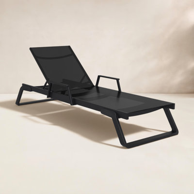 Genelda 28" Patio Chaise Lounge