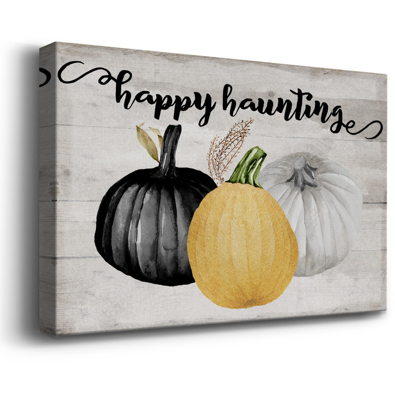 Happy Haunting on Canvas, 32" H x 48" W