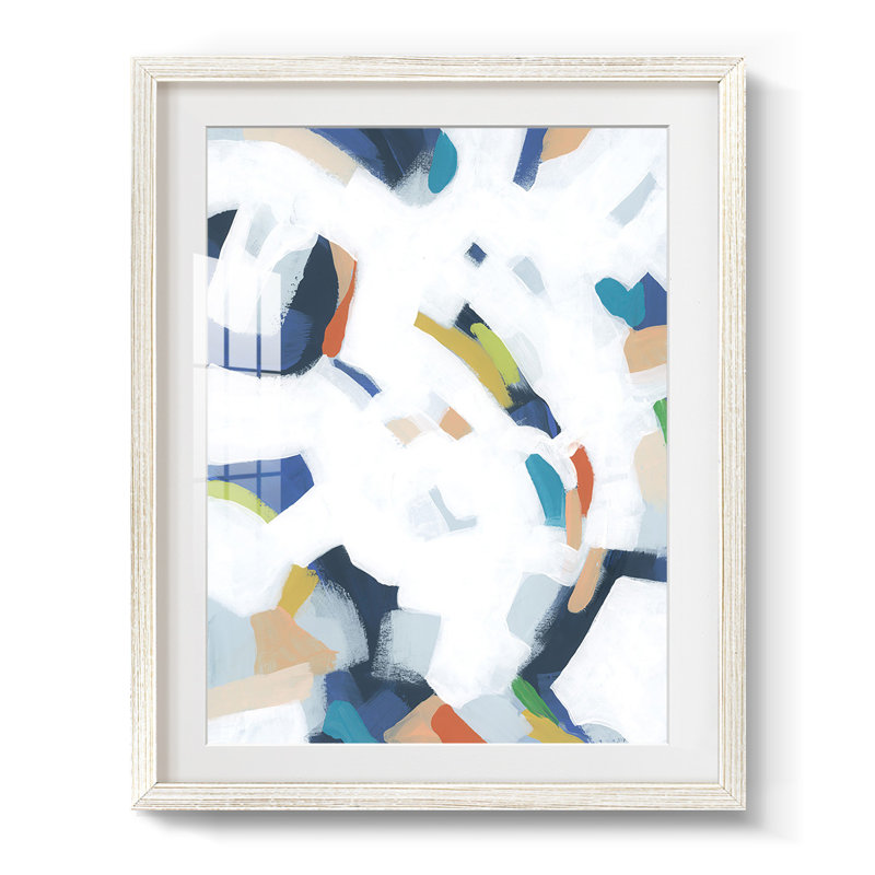 Bright Orbit I - Impression encadrée, H 19,5 po x l 16,5 po, Blanc