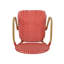 Extérieur et aluminium français, rouge, siège de 29,5 po, rouille, jardin et partie de 2 pour utilisation, aluminium, preuve, caractéristique