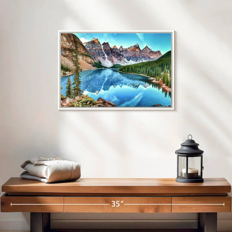Parc national, Cadre flottant blanc, 19 po x 13 po