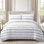 Ensemble de housse de couette imprimé en rayonne de bambou toutes saisons 3 pièces Marina Marina Home Bedding