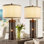 Ensemble de 2 lampes de table Modern Modern Transitional