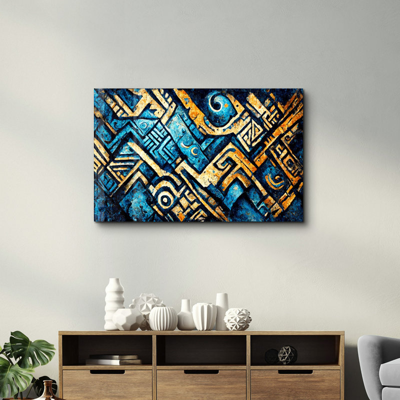 Peinture murale élégante en verre trempé 18,1 po x 28,3 po | 100% verre trempé, épaisseur: 0,16 pouce | Imprimé UV pour des couleurs éclatantes et une durabilité | Parfait pour la décoration intérieure et l'esthétique moderne