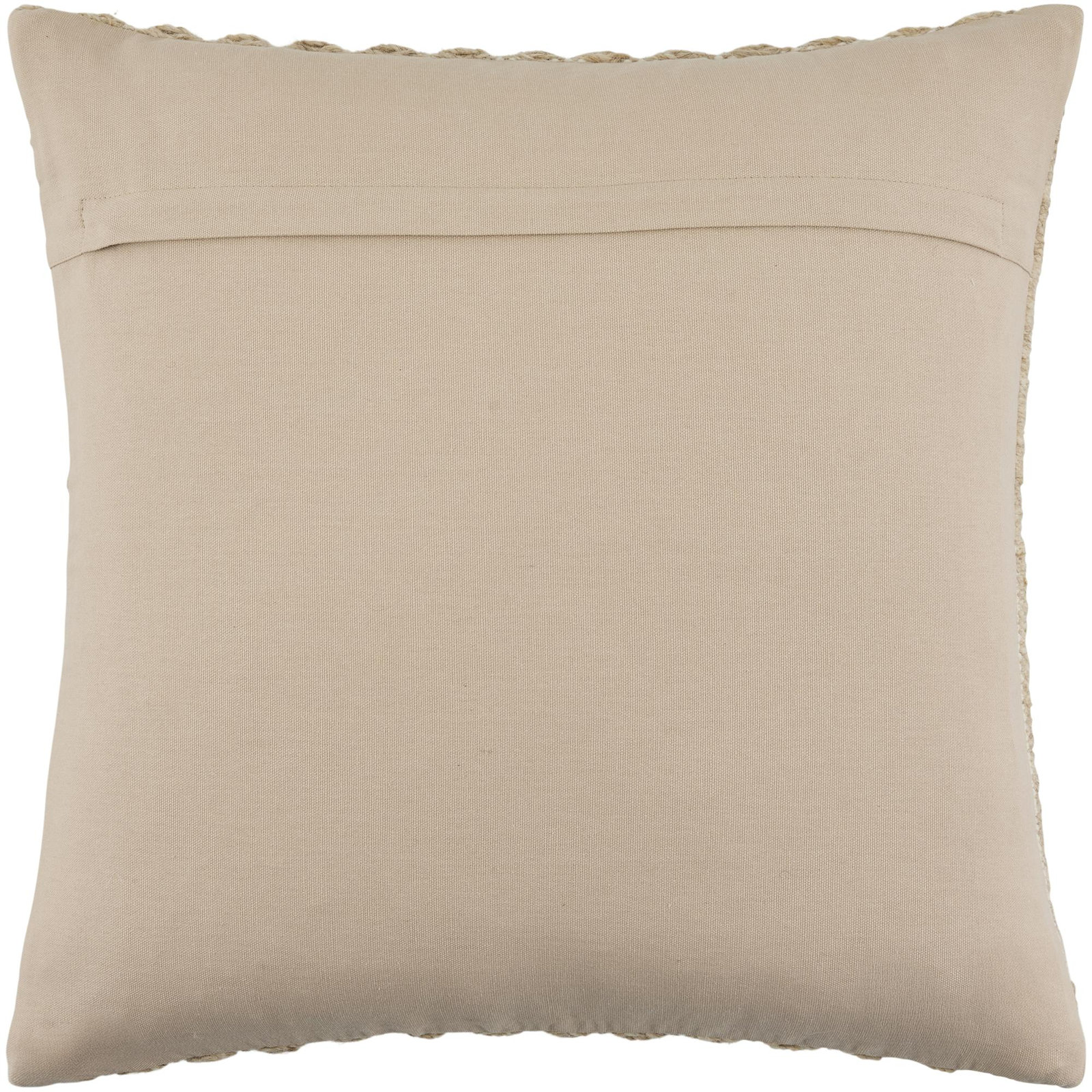 Monacizzo Accent Pillow, Polyester, Tan, Square 22"