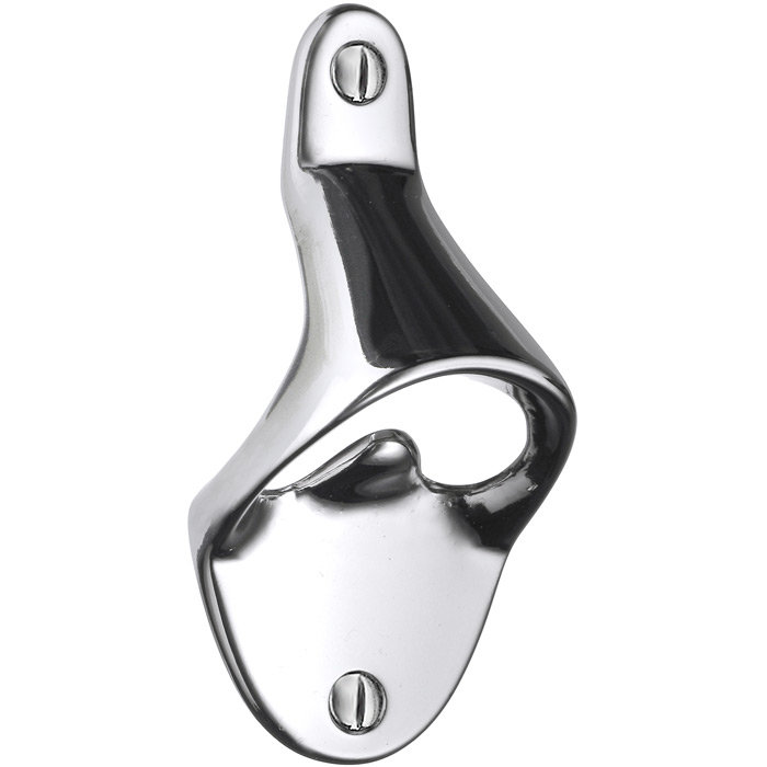 Wall mounted bottle opener 