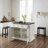 Catelaya Wood Kitchen Island Set