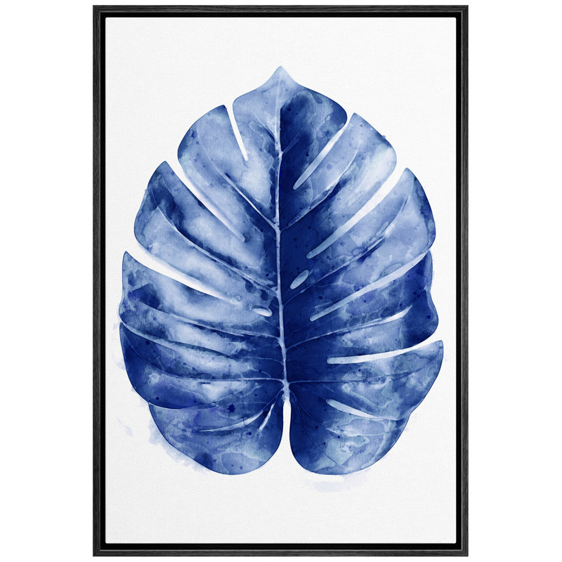 Peinture sur toile, cadre flottant, Noir, H 16 po x l 24 po x P 1,5 po