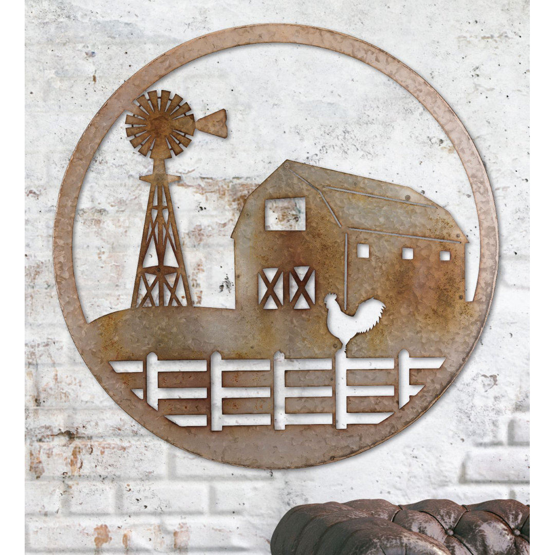 Circle Barn Wall Decor Regal Art & Gift