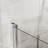 34"X 72" Bifold Frameless Glass Shower Door 1/4 Inch Tempered Clear Glass Pivot Swing Shower Panel-112492188