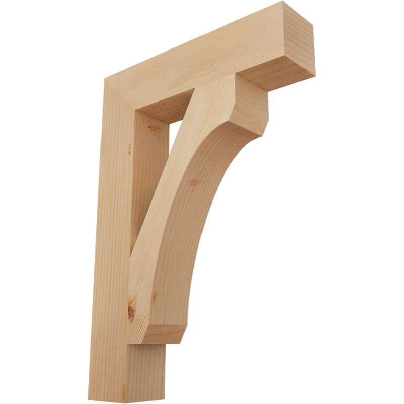 Support en bois rustique Legacy Block, Sapin de Douglas, Lisse, H 26 po x l 3,5 po x P 18 po