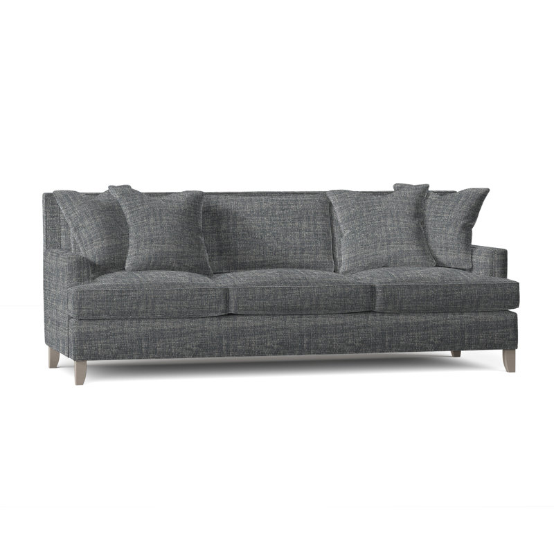 Addison Upholstered 91.5'' Sofa, Dark Grey Chenille 5533-011, Antique Gold