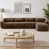 Tissu chocolat