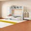 Lit escamotable pleine grandeur peu encombrant avec structure en MDF, style moderne pour des espaces polyvalents