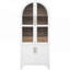 Armoire de garde-manger arquée avec tablettes de porte-540378670