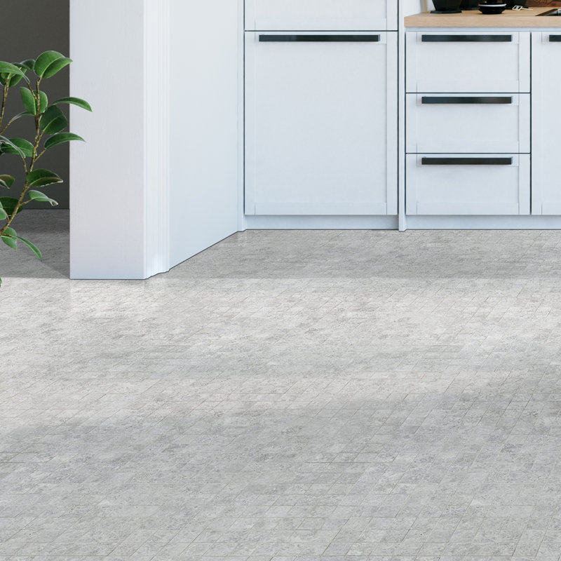 Lucenta Grid 12 in. x 12 in. Matte Porcelain Mosaic Floor and Wall Tile, Moonvale