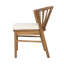 Ensemble repas d'extérieur en bois d'acacia pour 6 personnes avec table extensible et chaises de style Windsor Clyne