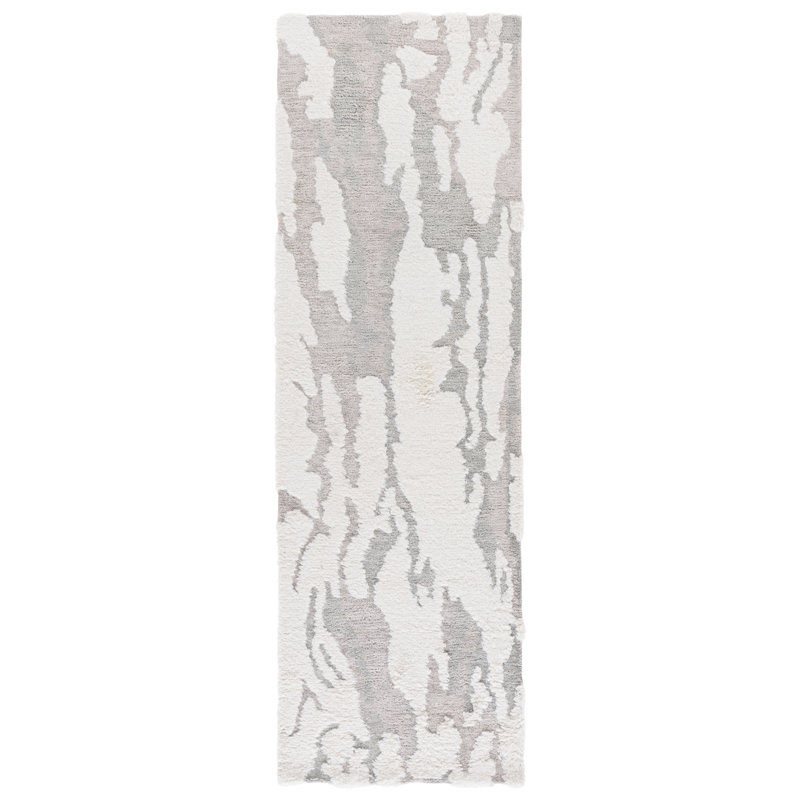 Casablanca Hand Tufted Wool Abstract Indoor Rug, Runner 2'3" x 8'