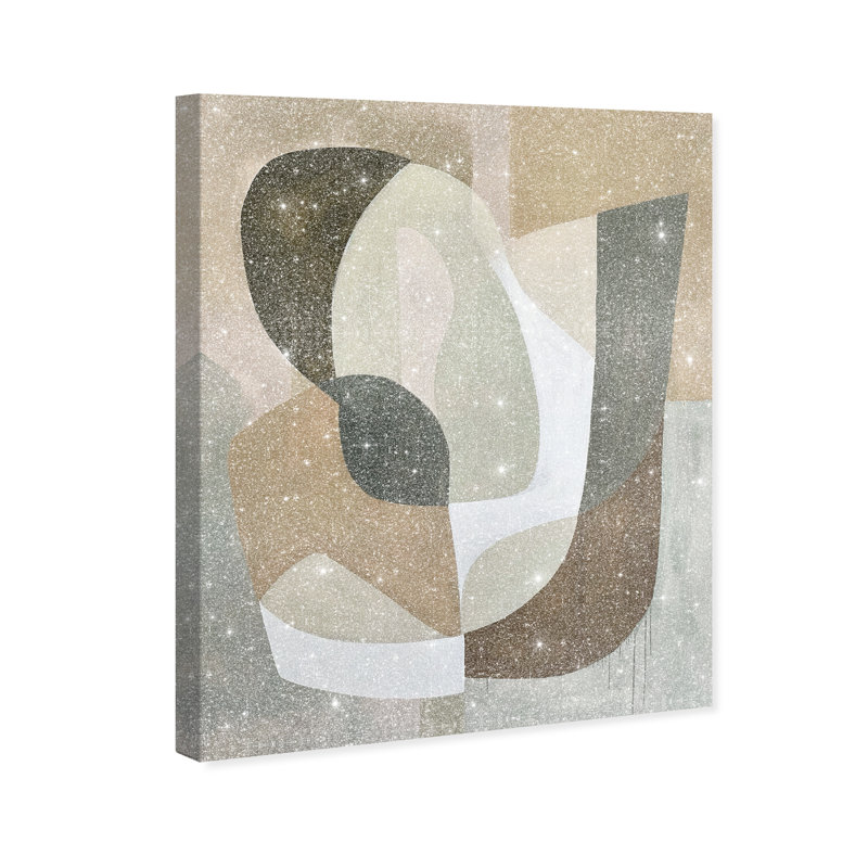 Dreamy Shape Pulse I Canvas Abstract Print by Oliver Gal, Black Frame, 16 x 20, 20"H x 16"W, Canvas Unframed