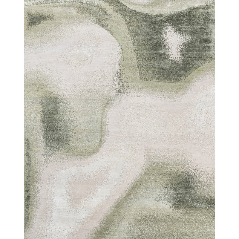 Tapis rectangulaire noué à la main, Rectangle 9 pi x 12 pi