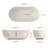 59'' Freestanding Soaking Solid Surface Bathtub-121869564