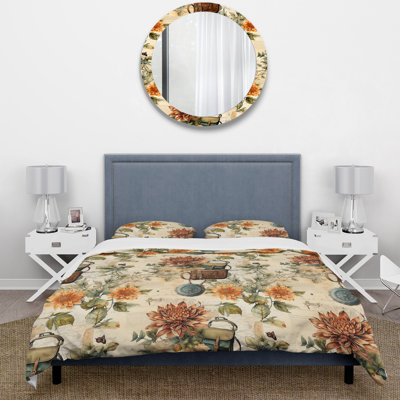 Motif bohème rétro - Ensemble de housse de couette Boho - Polyester microfibre