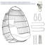 Outdoor Garden Rattan Egg Swing Chair Hanging Chair PE Hanging Chair-543875800