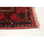Tapis rouge fait à la main de conception unique 3 pi 8 po x 7 pi 1 po Andelz
