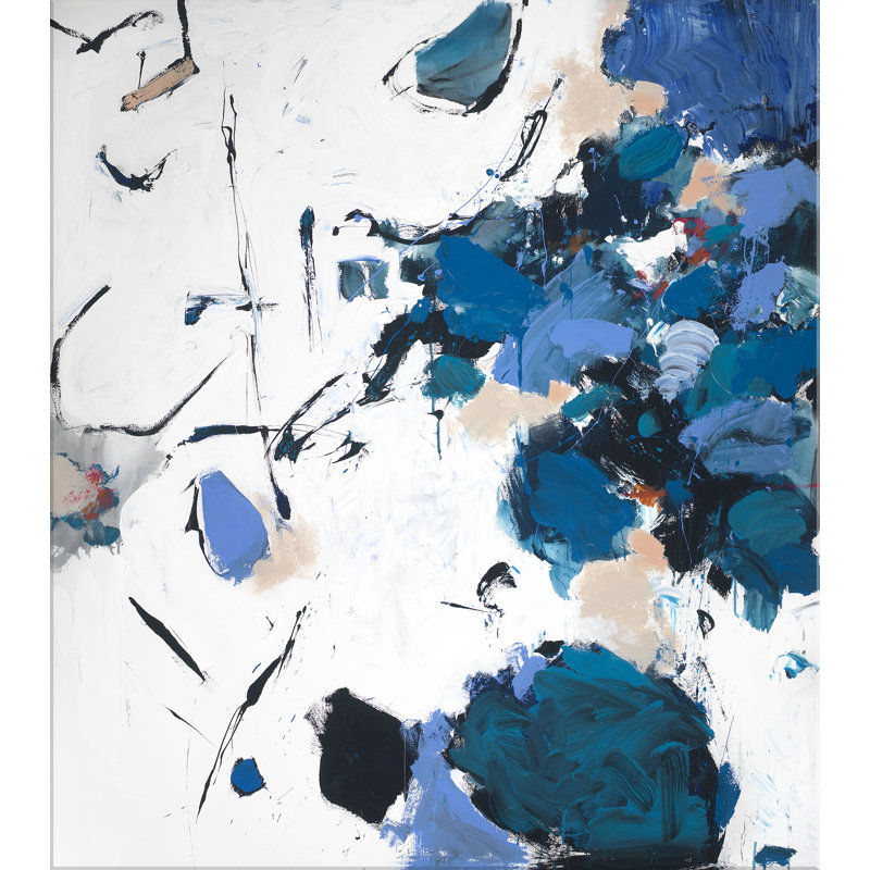 Smatterings Print by T.R Joseph, 58.5" H x 52" W, Wrapped Canvas