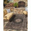 Tapis de couloir contemporain de couleur noire Hintz-1654881405