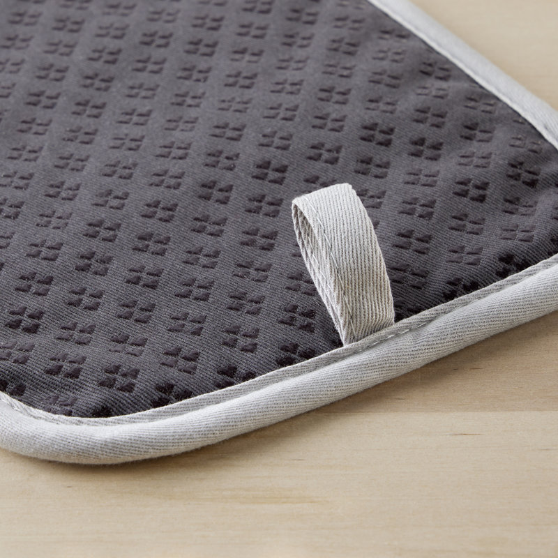 KitchenAid Asteroid Pot Holder 2-Pack Set,, Charcoal Gray
