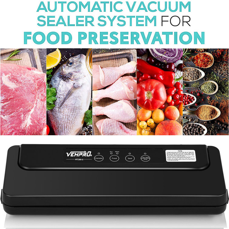 Calmdo Full Automatic Vacuum Sealer Machine with Cutter, Vacuum Bag for Wet  and Dry food, Sous Vide & Reviews