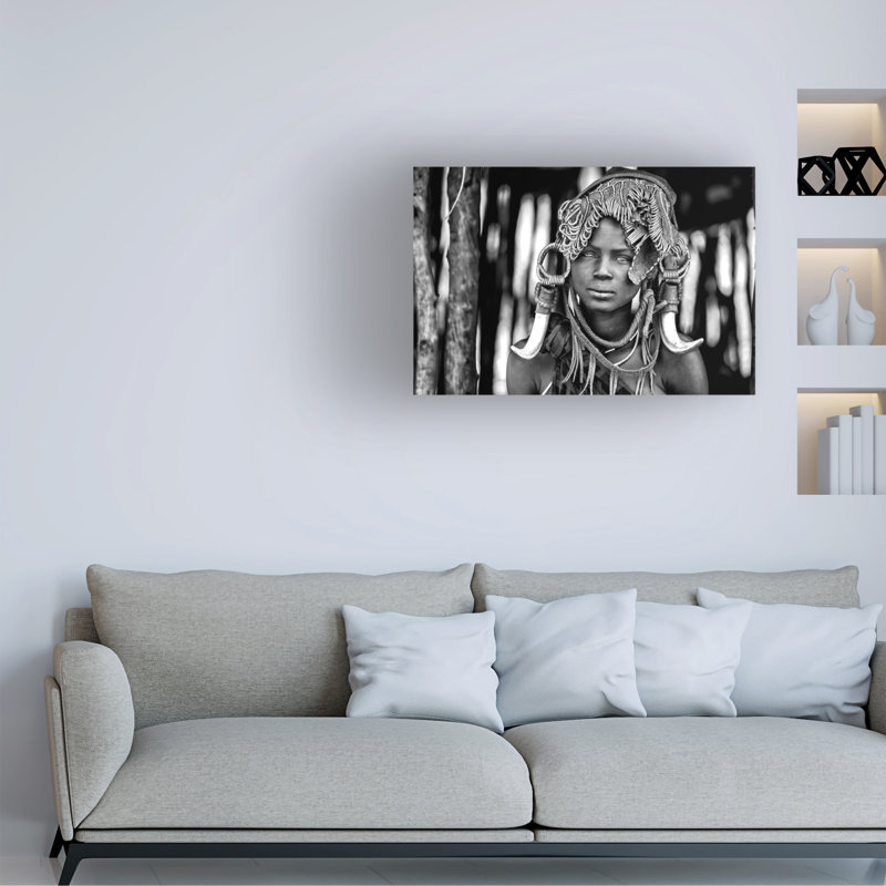 Art mural sur toile tendue - Vedran Vidak «Mursi», décoration murale pour le salon, la chambre à coucher ou le bureau - 22 x 32
