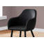 Chaise de salle à manger, ensemble de 2, latérales, rembourrées, cuisine, salle à manger en similicuir, contemporaine, moderne