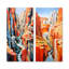 Canyon de Stijl inspiré Lansdcape - ensemble de 2 décorations murales Canyon-116166499-116166497
