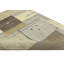 Tapis beige / gris en laine noué à la main