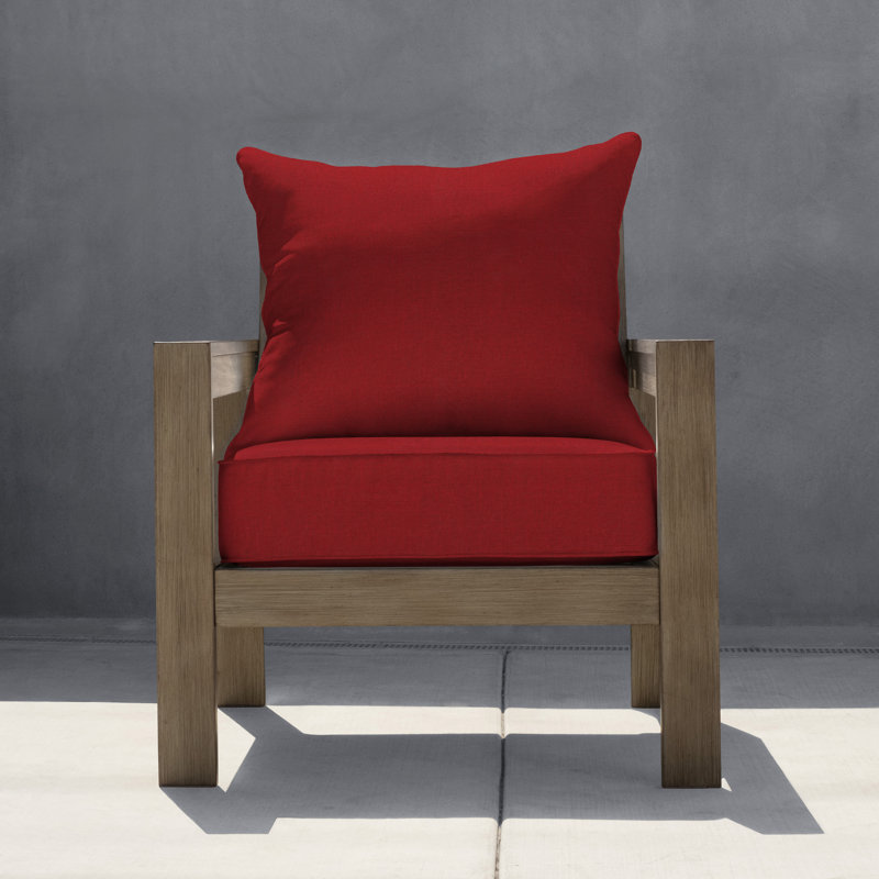 Outdoor Deep Seating Cushion Set – Comfortable, Durable, Weather-Resistant Design - Basics by Wayfair™, Crimson Red