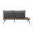 Left - Side Seater Featuring Faux Wood, Aluminum Frame For Stable Support, Mesh Backrests, Weather , 64.56 In Depth, 44.6 Lb, 29.23 Width Durability, 26.98 Height, Depth